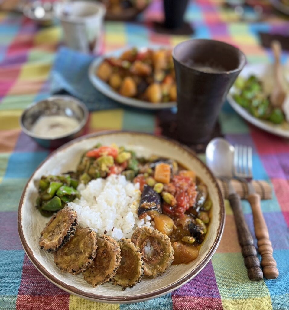 夏野菜カレーのレッスンを開催しました